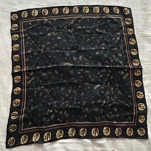 Soi Paris Olivia Moon face silk bandana scarf Cleopatra’s Bling